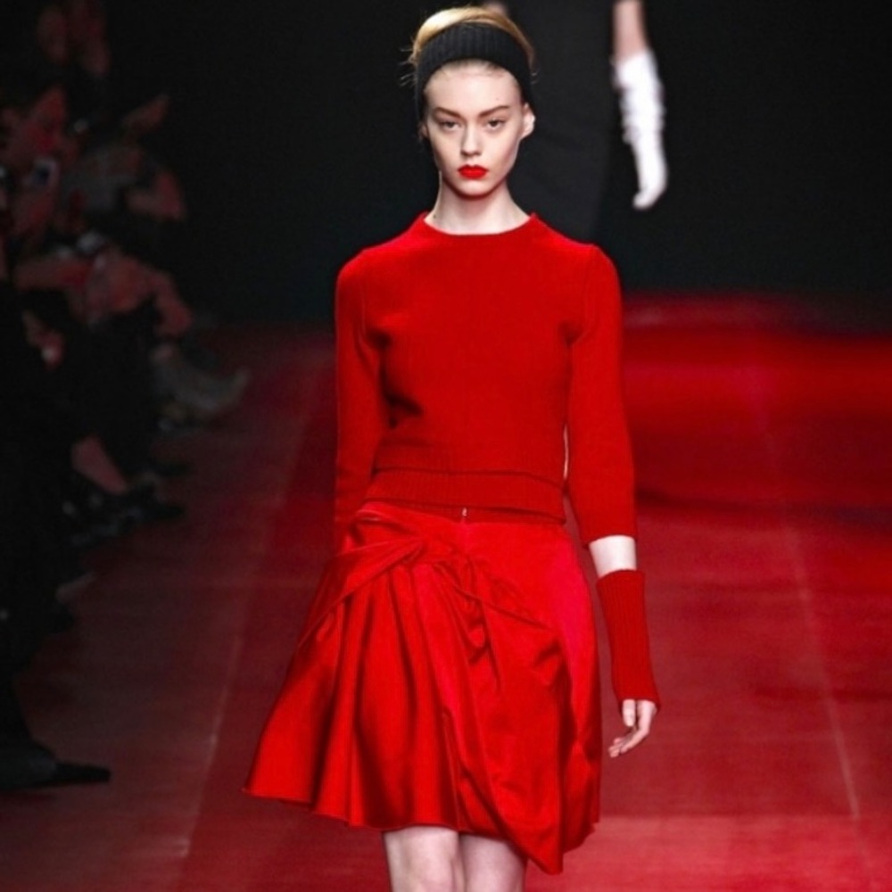 NWT Nina Ricci Silk Skirt sz 44